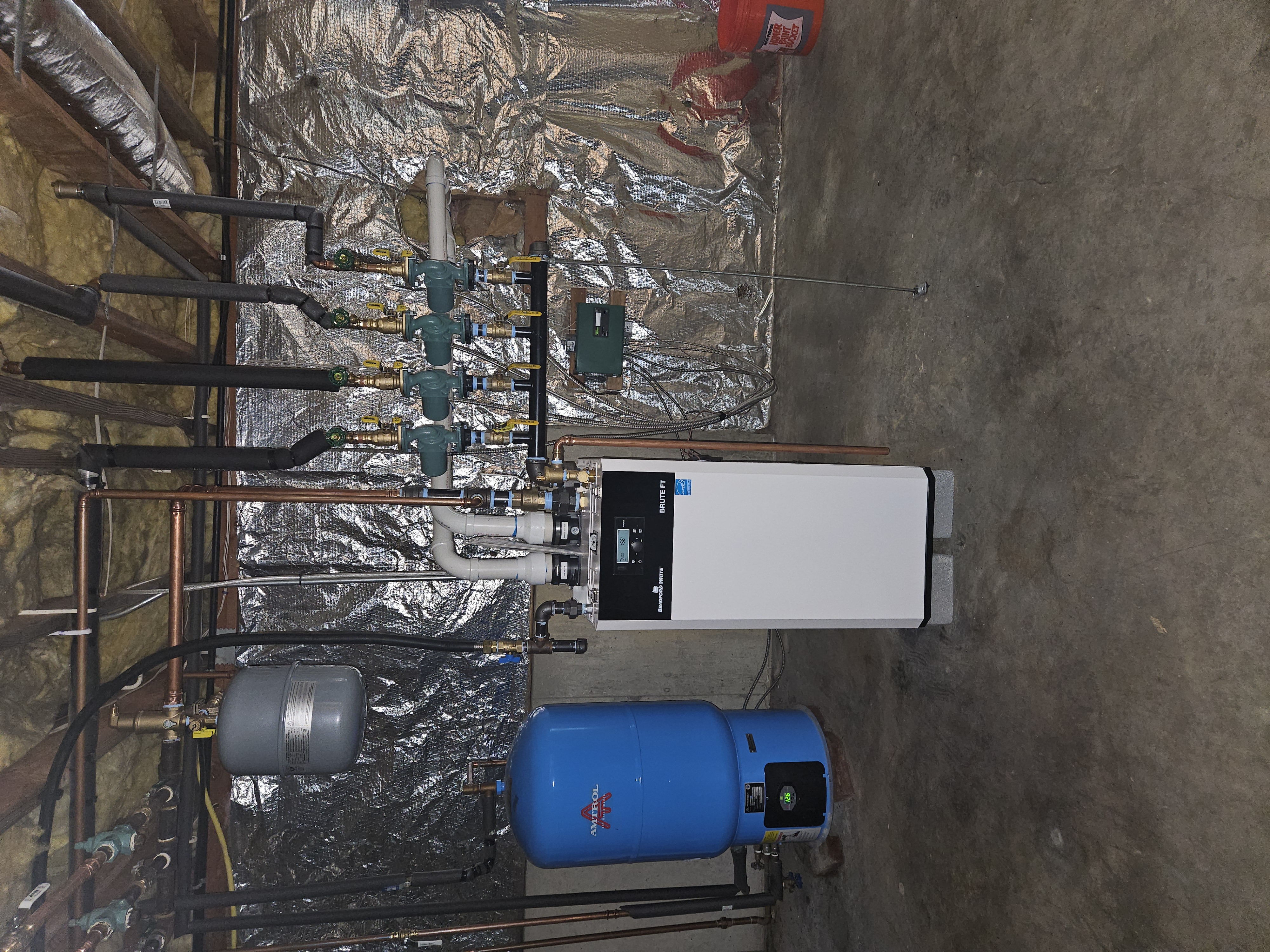 After commercial boiler replacement