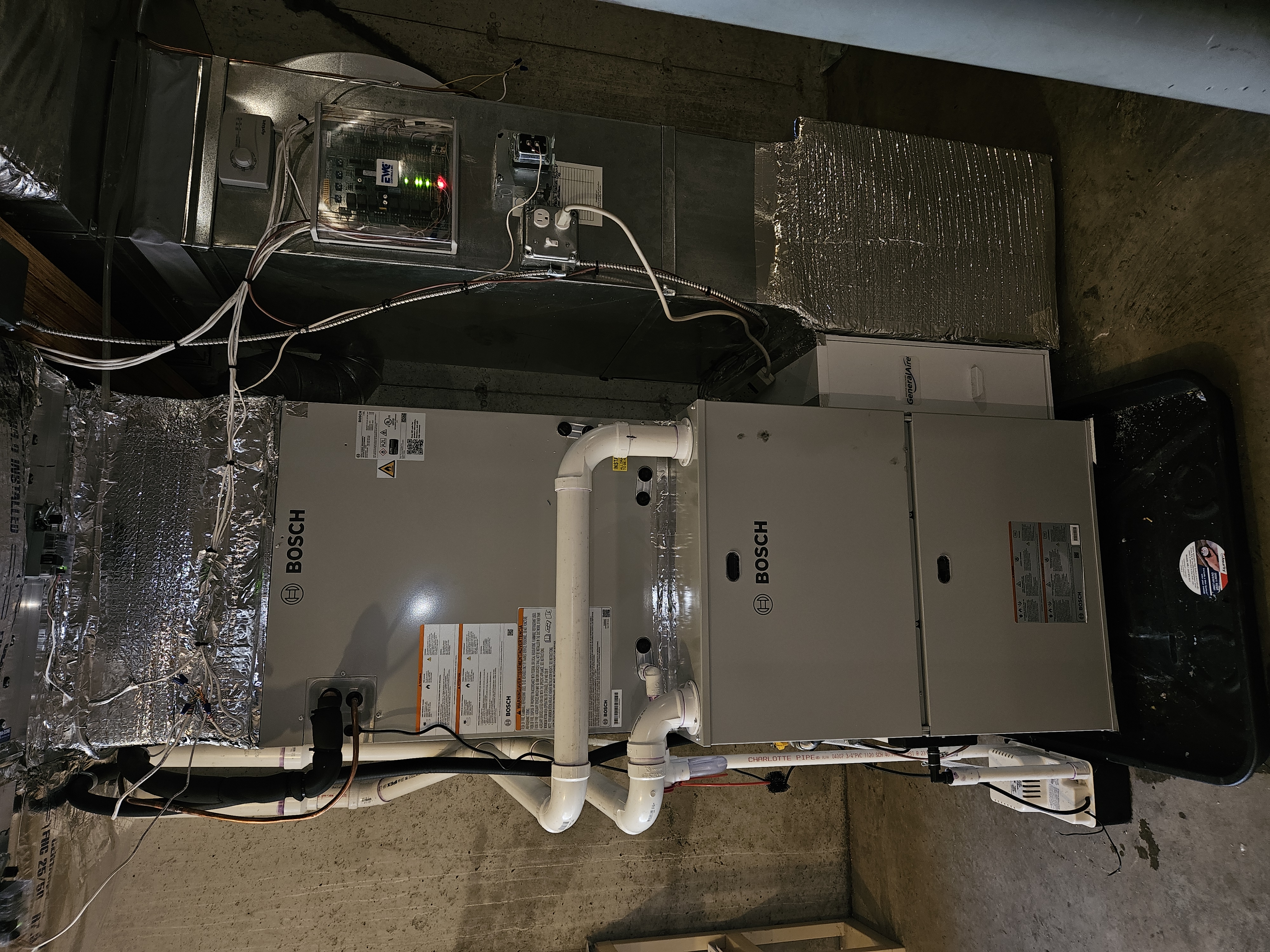 Commercial heating mechanical system