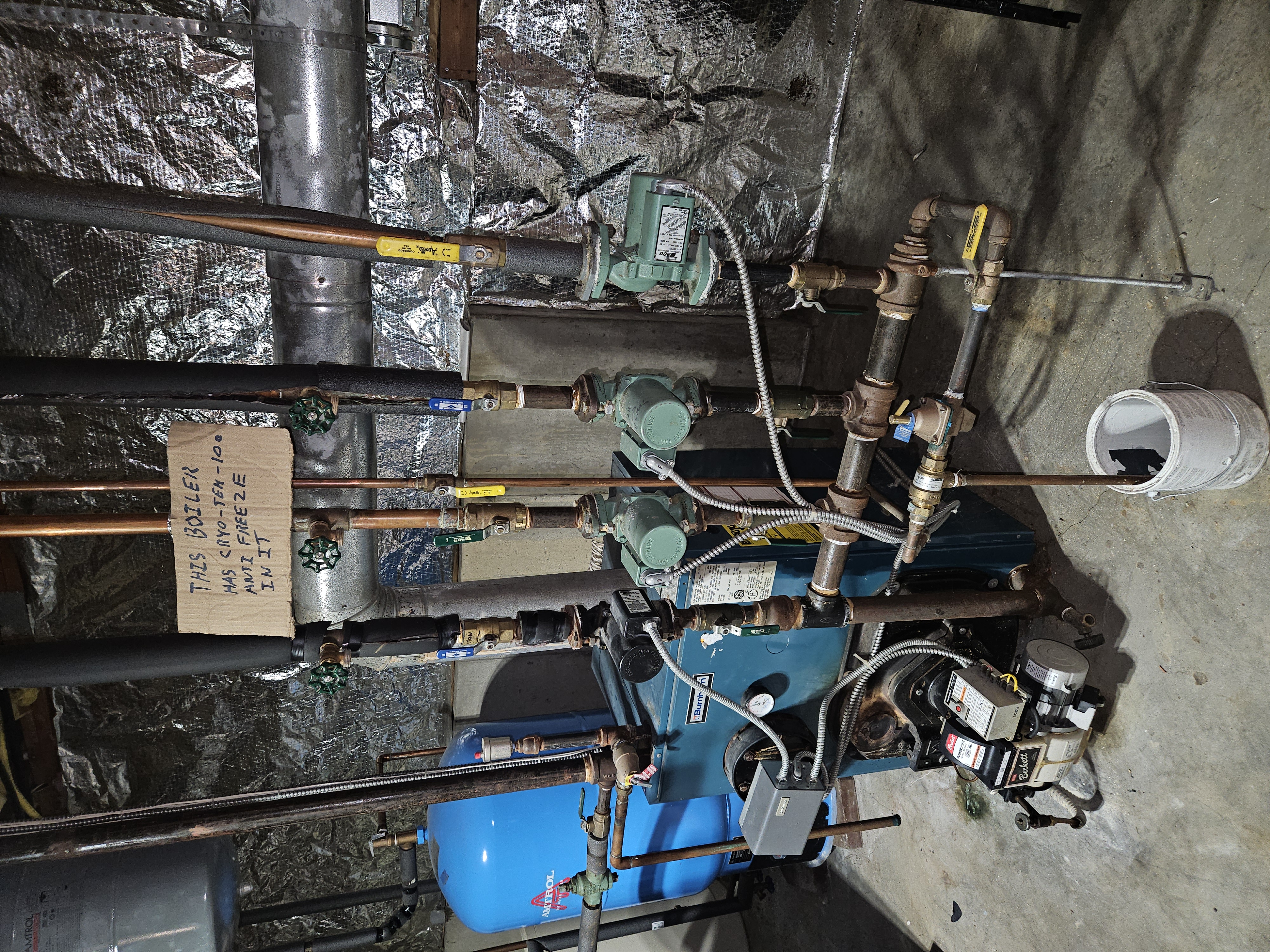Before commercial boiler replacement